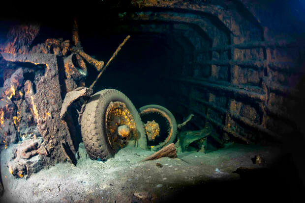 Снимок одного из дайверов из команды Baltictech