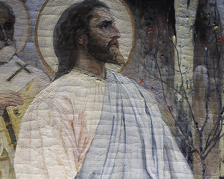 М.В.Нестеров. Святая Русь. 1905. ГРМ. Фрагмент
