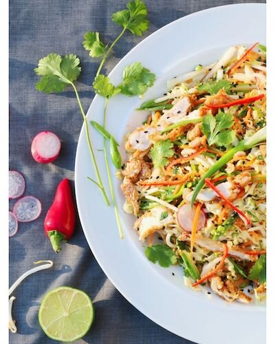 восточный салат из курицы