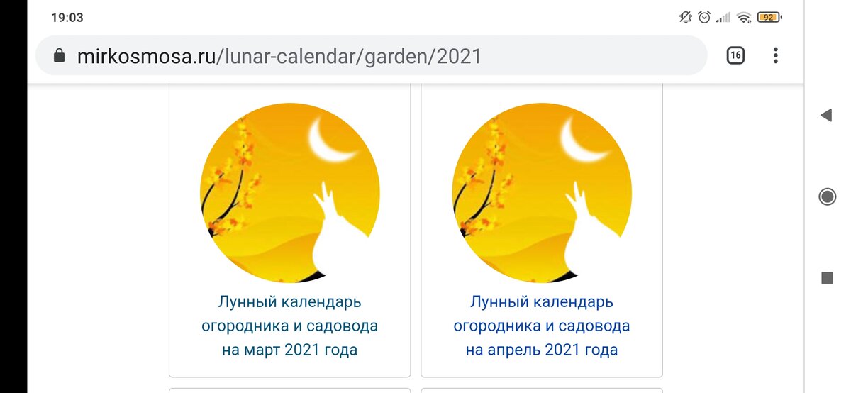 Mirkosmosa calendar lunar. Mirkosmosa.