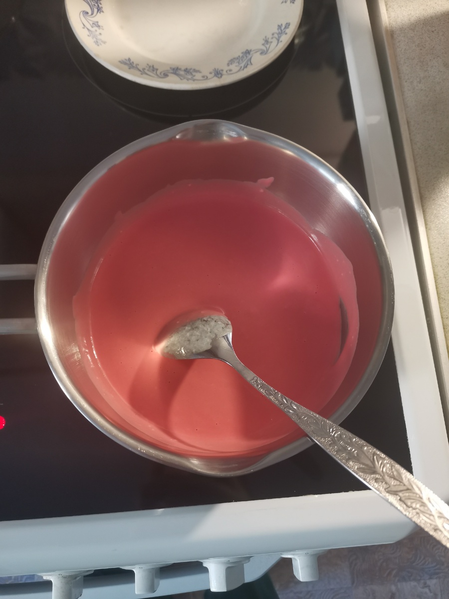 Вот так я варила своё тесто