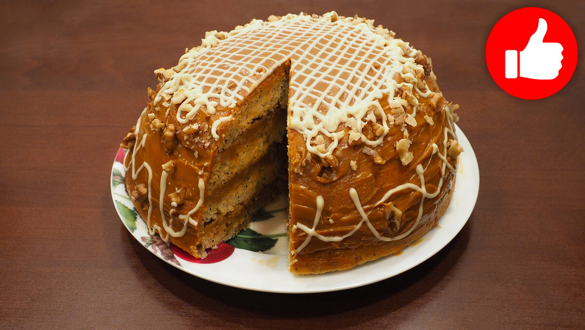 Бисквитный торт в мультиварке