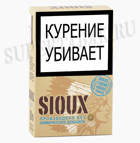 Натуральные и качественные сигареты без химических добавок Sioux Original Blue