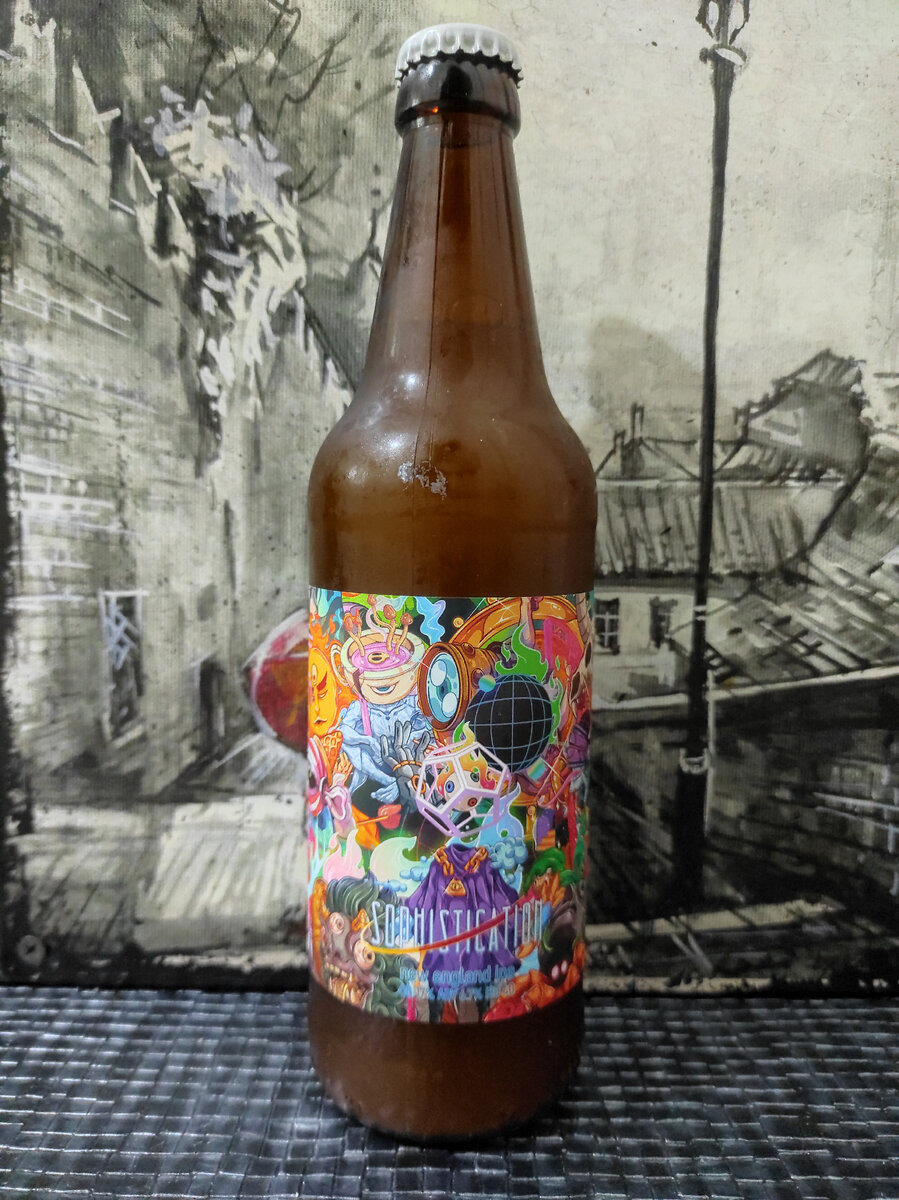 Куда же без традиционного психодела на этикетке?