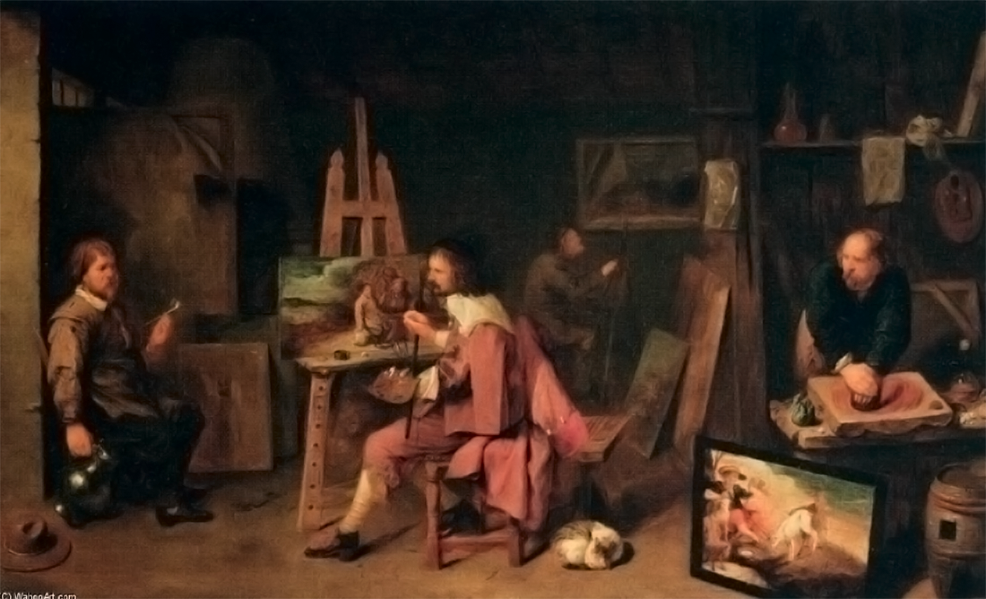 1. Студия Художника – (David The Younger Ryckaert)