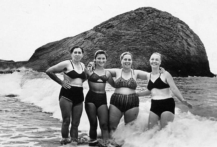 Женщины ссср на пляже фото