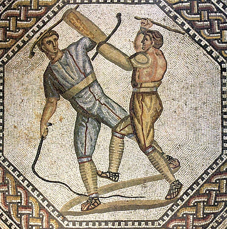 Пегниарии. Мозаика III века н.э.