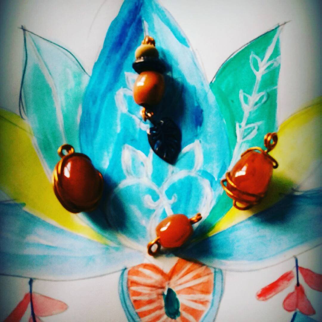 Игры с проволками и бусины от мамы. Никто не пострадал.