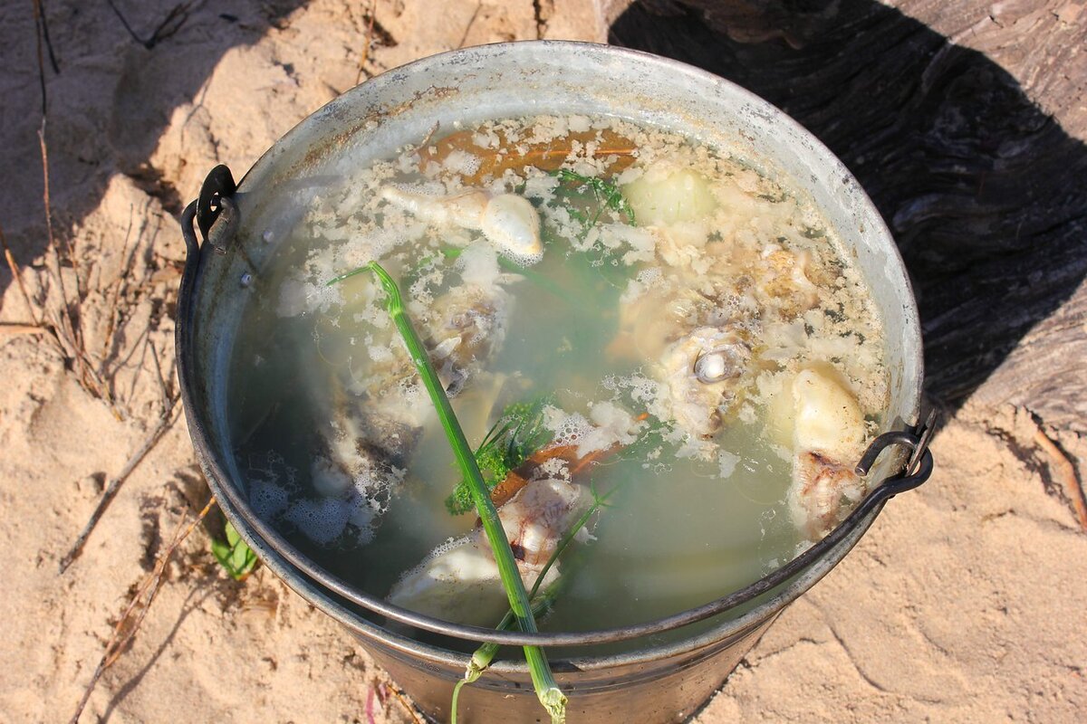 Не очень аппетитная уха по-белорусски. Фото из Интернета.