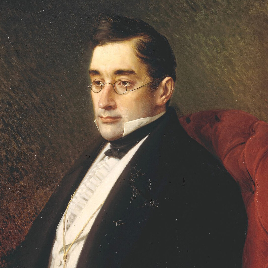 Портрет Александра Сергеевича Грибоедова. Художник: И. Н. Крамской