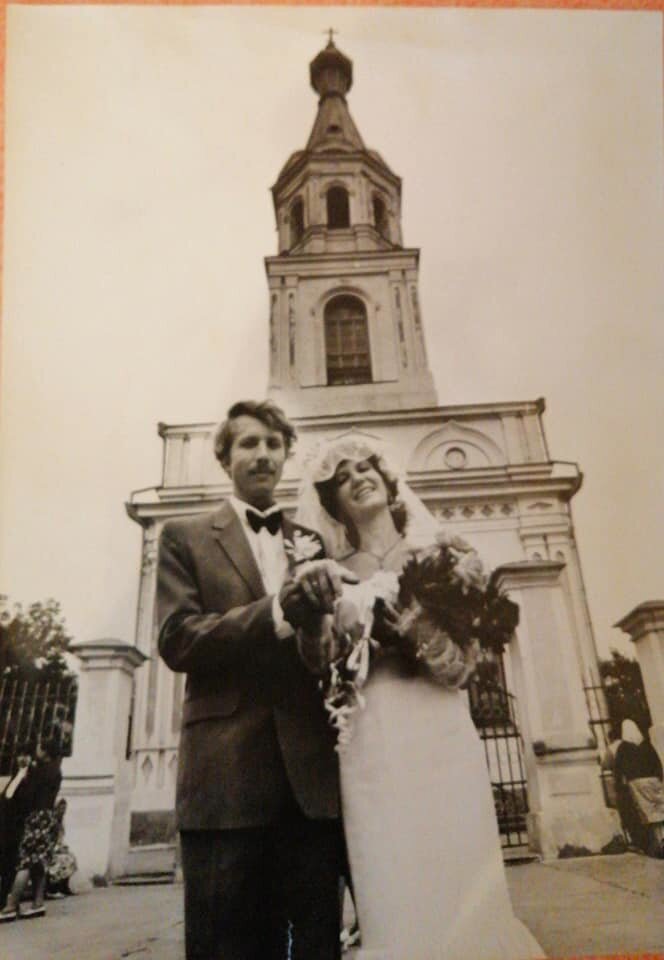 Наше с Александром венчание 12 августа 1990 год.