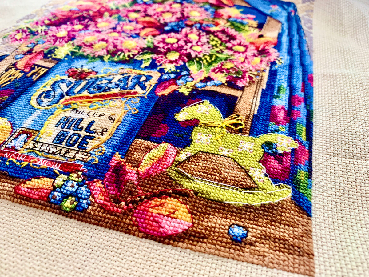 Моя вышитая картина от фирмы Мережка "Сахар"