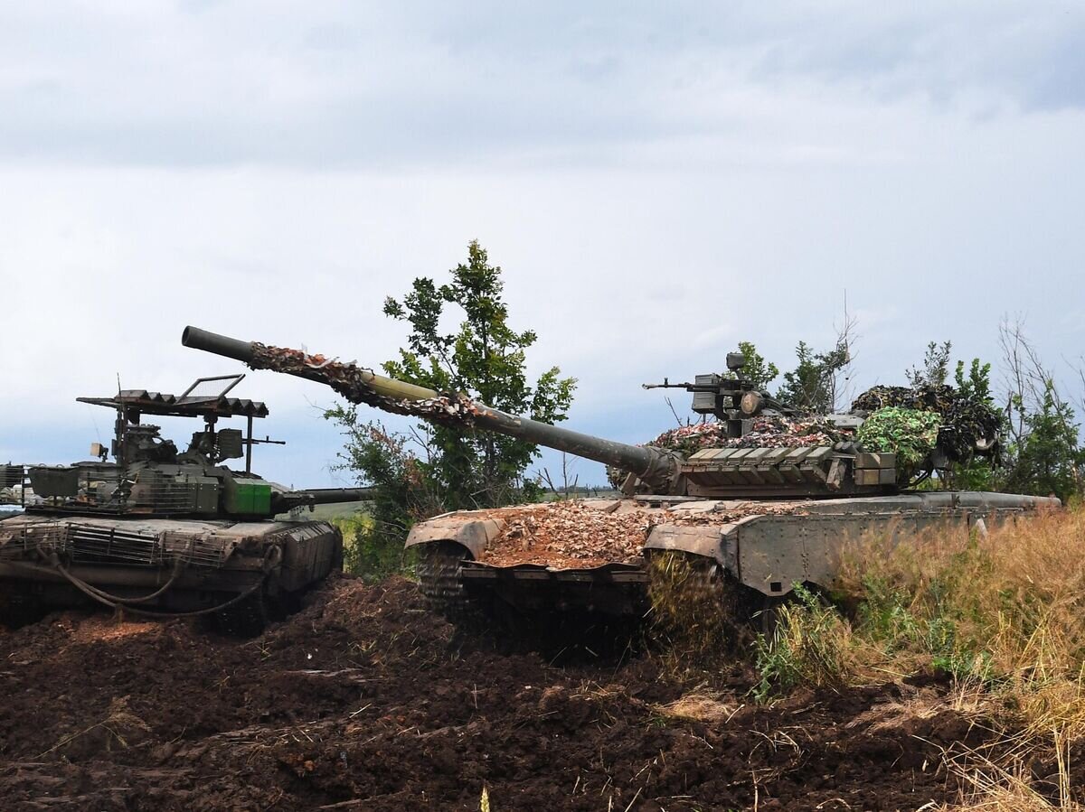    Работа 200 мотострелковой бригады Южной группы войск под Соледаром© РИА Новости