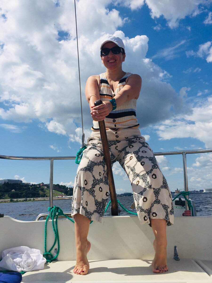 Рулю в август. Фото принадлежит автору 