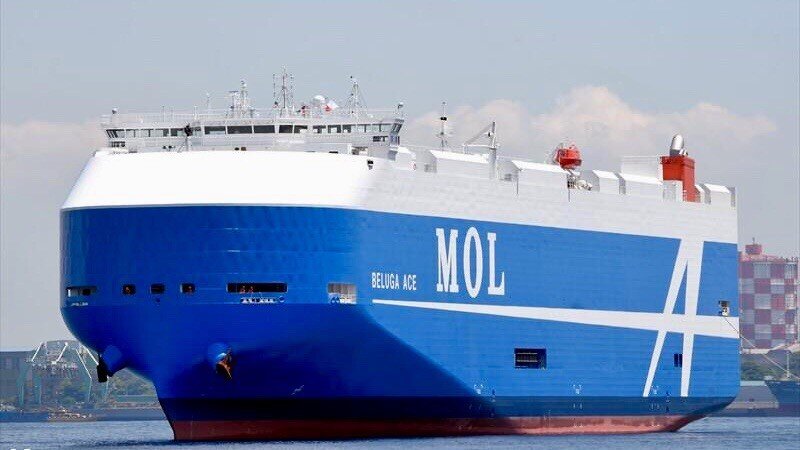 Компания MOL имеющий довольно большой флот для перевозки автомобилей.