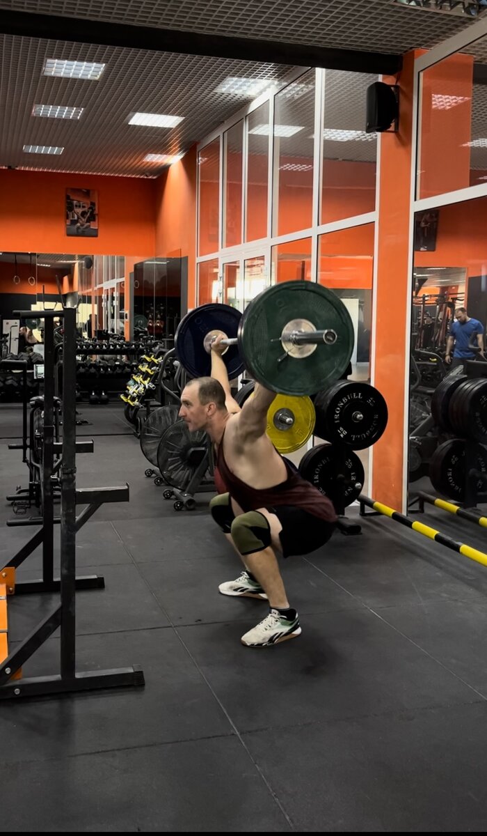 Рывковый уход 80 кг. 