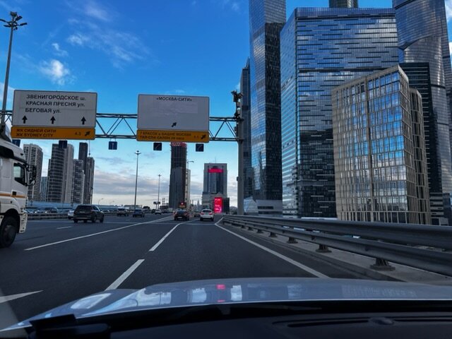 ТТК в сторону Москва-Сити