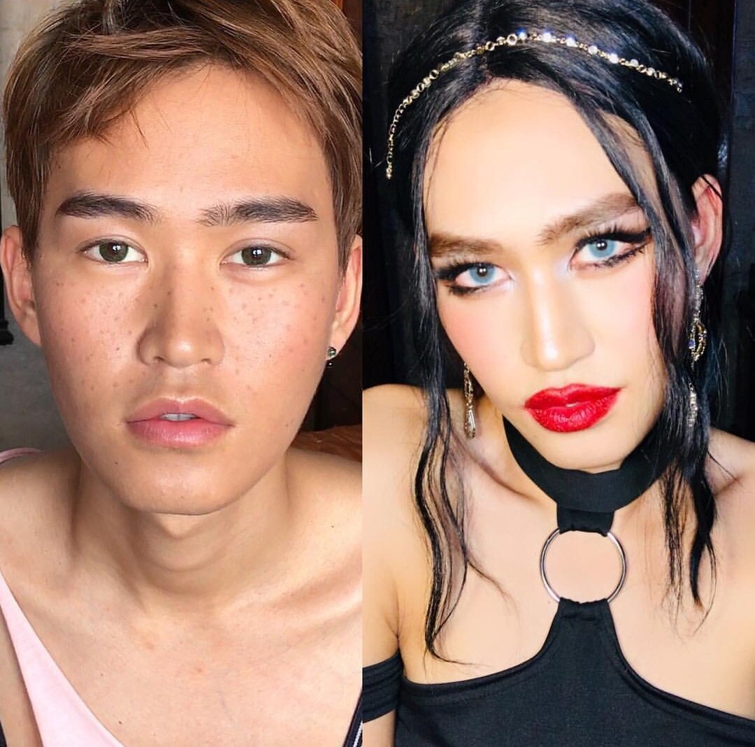 Лучшие трансгендеры. Перевоплощение в женщину. Из мужчины в женщину. Трансгендерная внешность. Тайские мужчины сменившие пол.