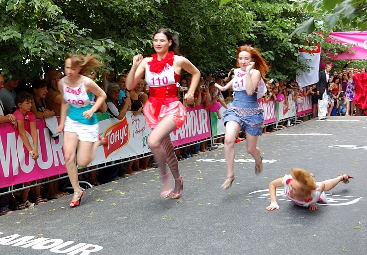 Это забег 2012 года на Цветном бульваре в Москве