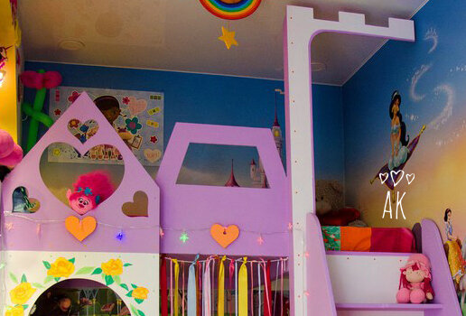 Часть нашего детского уголка..