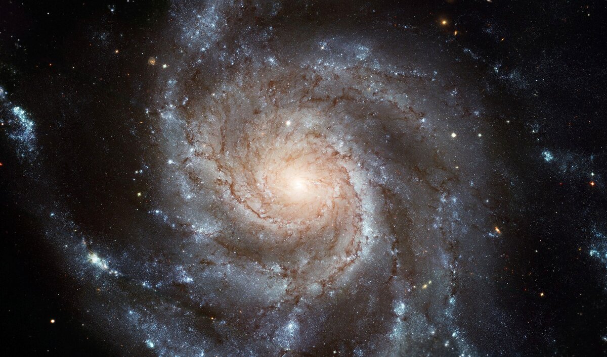 Галактика Веретено — одна из красивейших спиральных галактик, наблюдаемых плашмя. (фото nasa.gov)