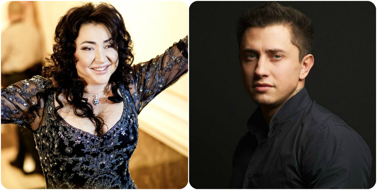 Слева Лолита, справа Павел