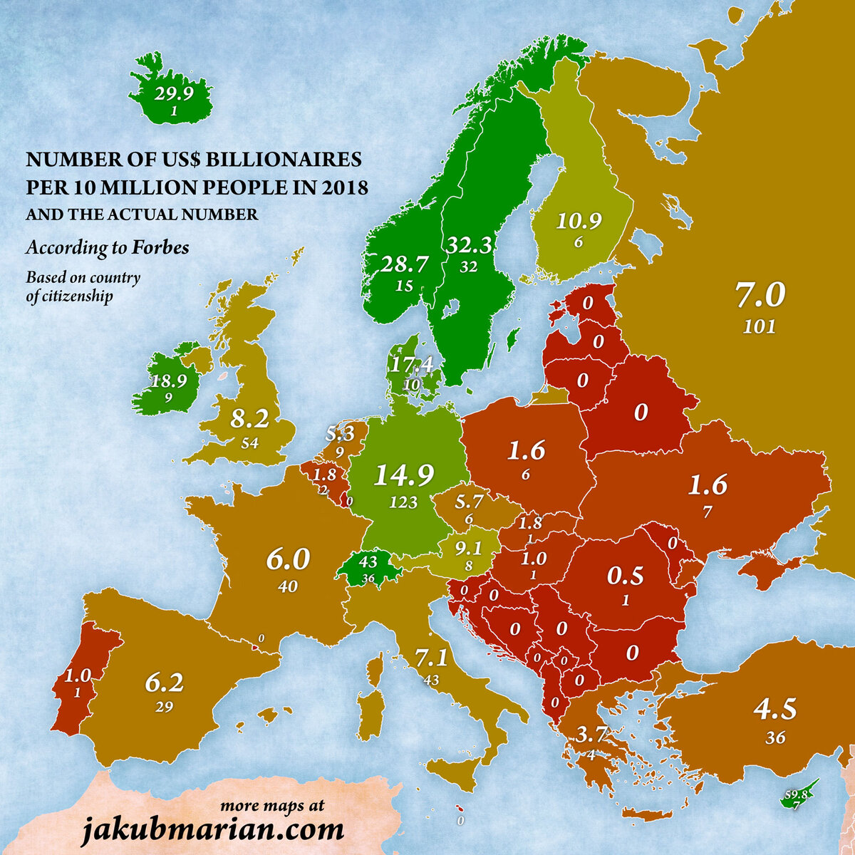 Самые самые страны европы