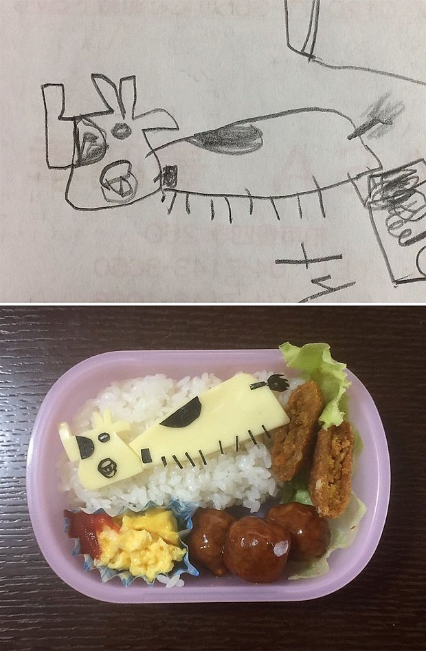 Если кто-то не догадался, на фото коровка из сыра