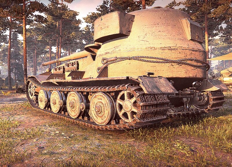 Немецкий тяжёлый танк X уровня Pz.Kpfw. VII.