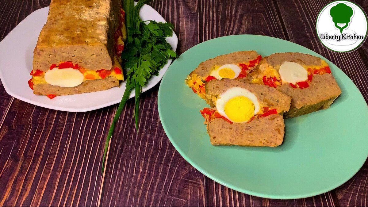 Французский террин с яйцом)