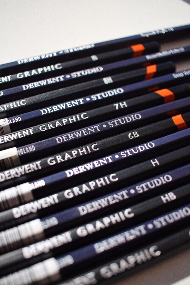 Чернографитные карандаши Derwent Graphic
