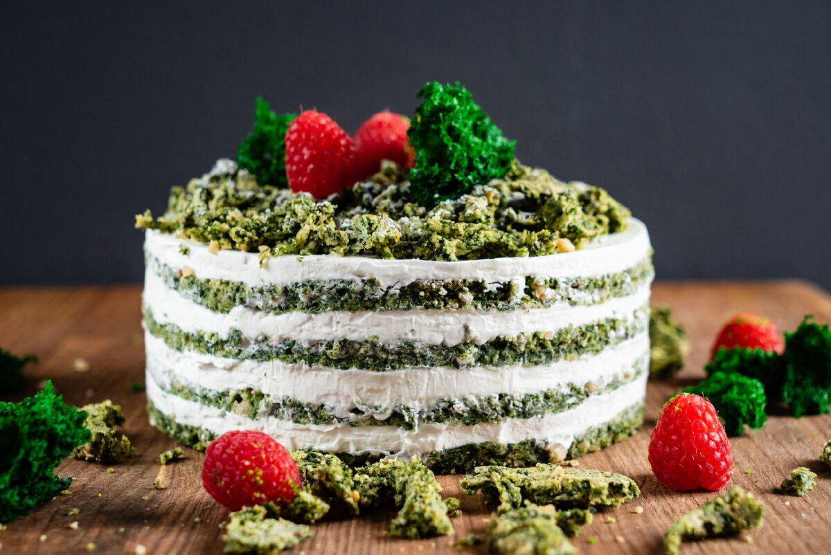 Фисташковый торт с малиной — рецепт с фото от l2luna.ru