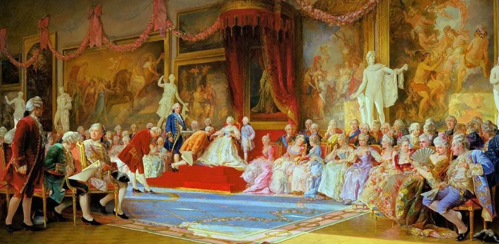 Торжественный прием у императрицы Елизаветы