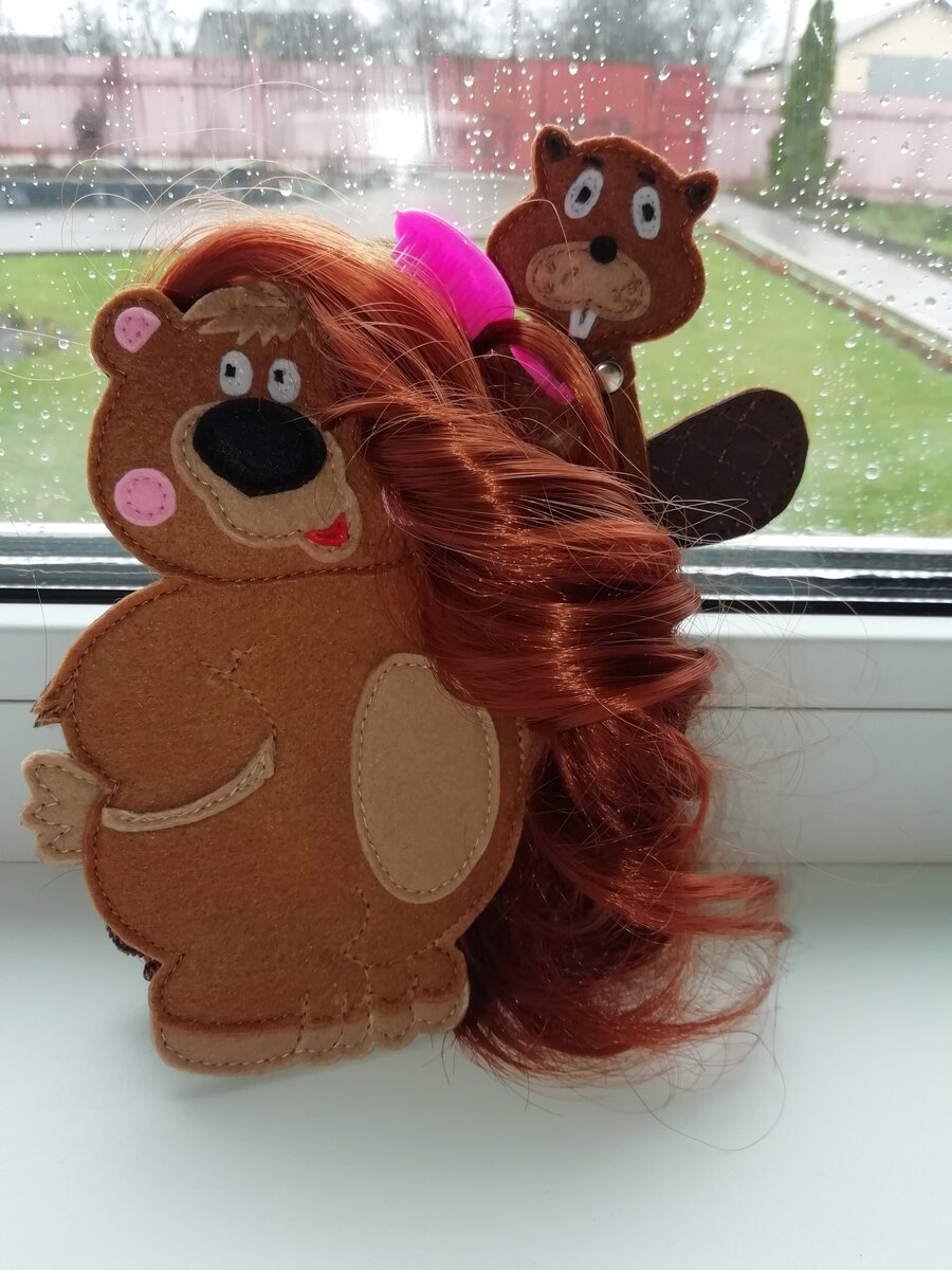 Первая  модная прическа от ТурбоЧерепашек для Мишки