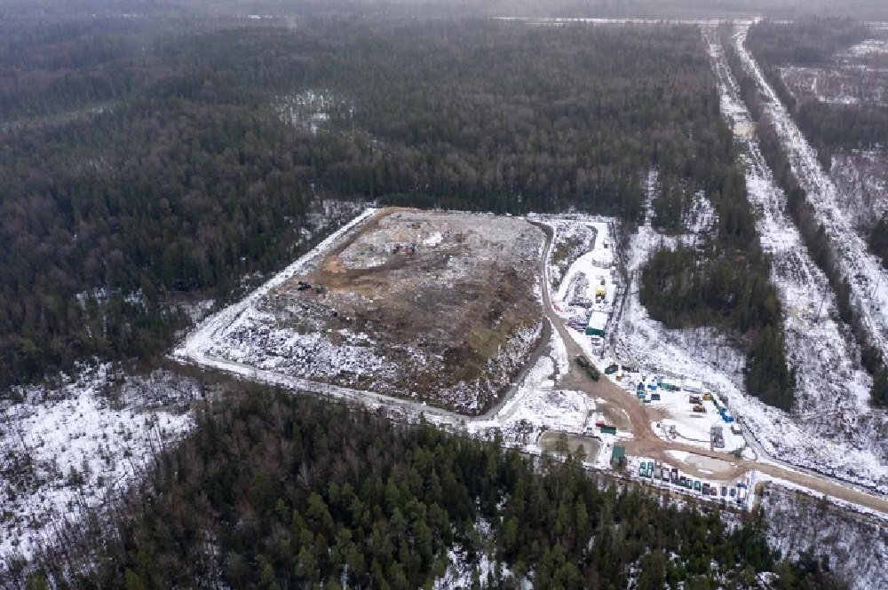  Полигон ТБО у поселка Калитино в Волосовском районе ЛО. Фото Pikabu 