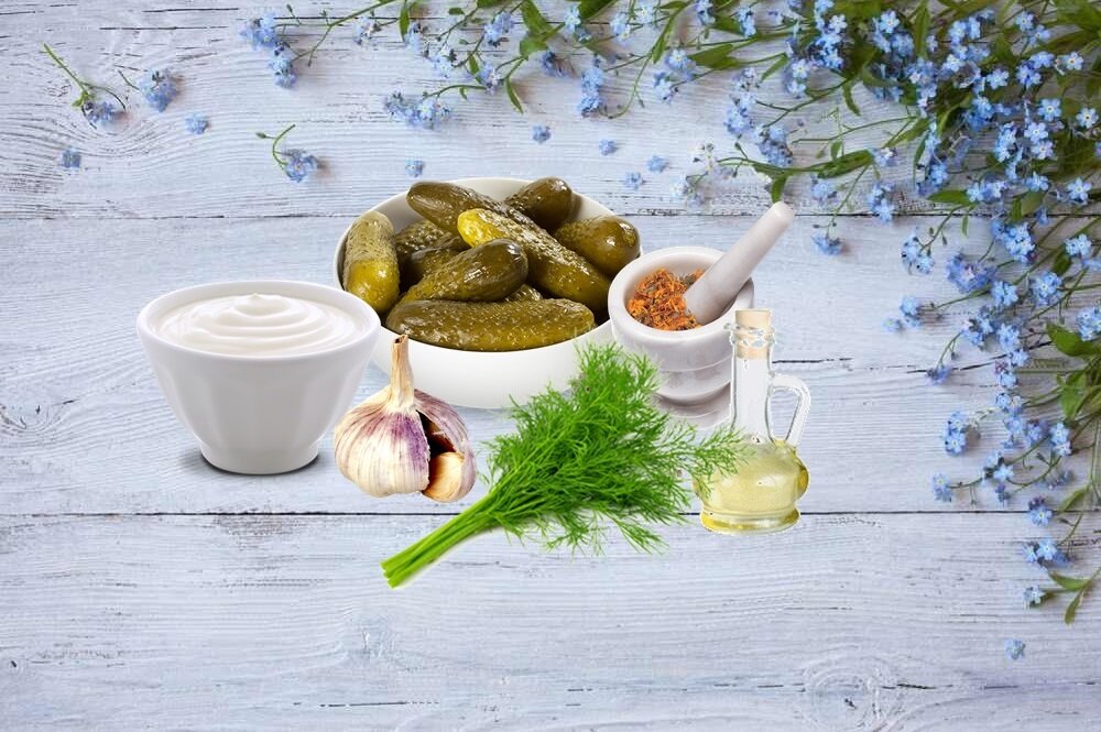 Ингредиенты для соуса Тар- тар