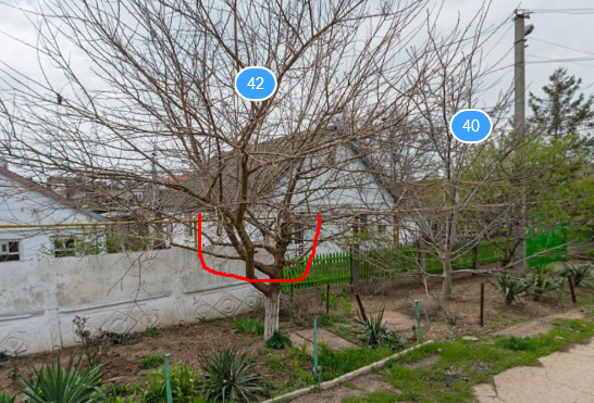 Яндекс Панорама, того дома(утверждать не могу прошло больше 15 лет).