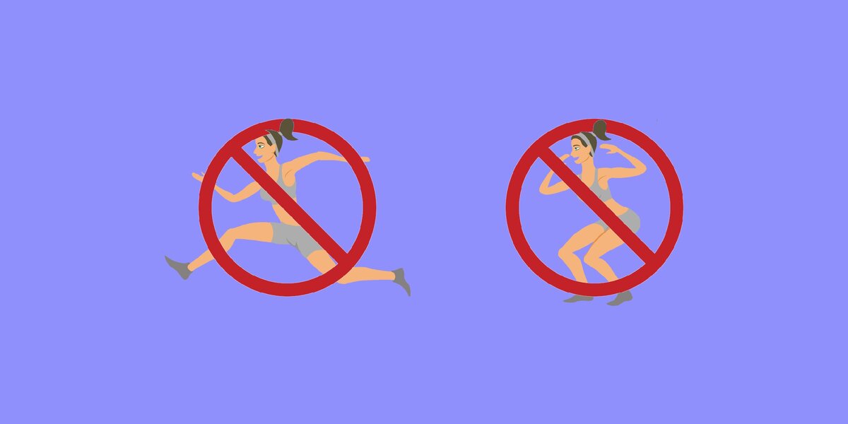 Запрещенные упражнения при варикозе