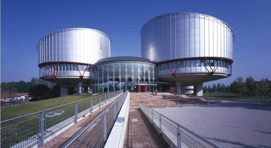 Здание Европейского суда по правам человека в Страсбурге, Франция