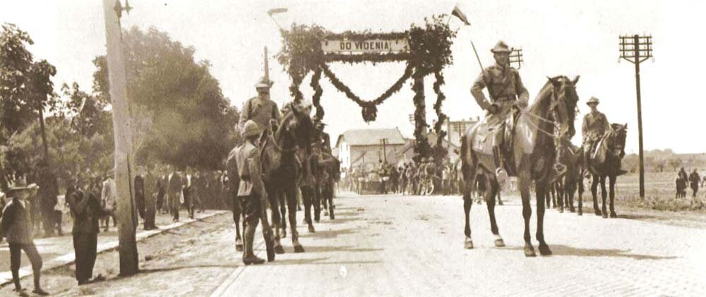 Чехословацкие легионеры в ходе наступления в Тешинской области в 1919 г. Фото из чешской wiki.
