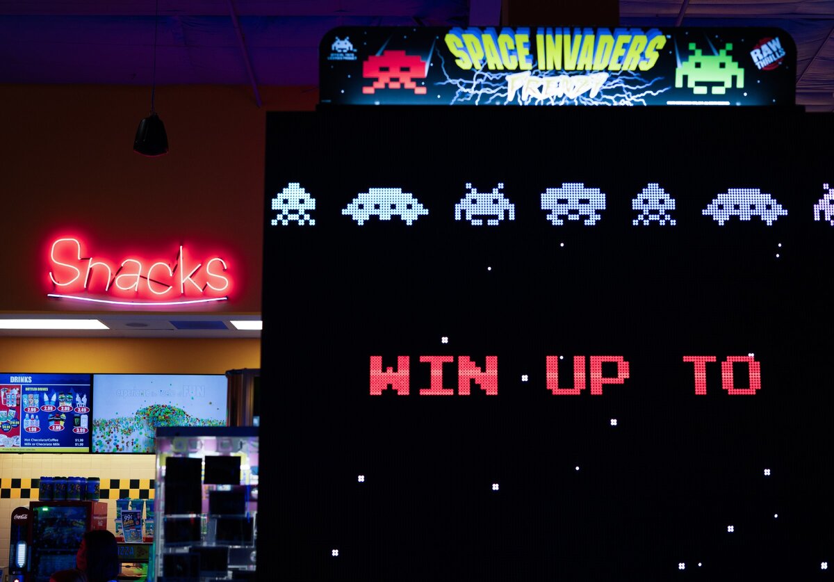 Популярная японская игра Space Invaders