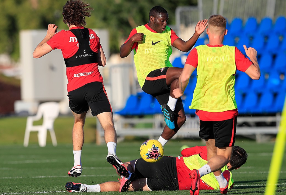 тренировка Спартака