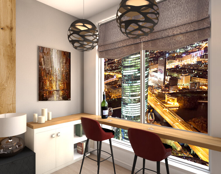 Барная стойка на лоджии