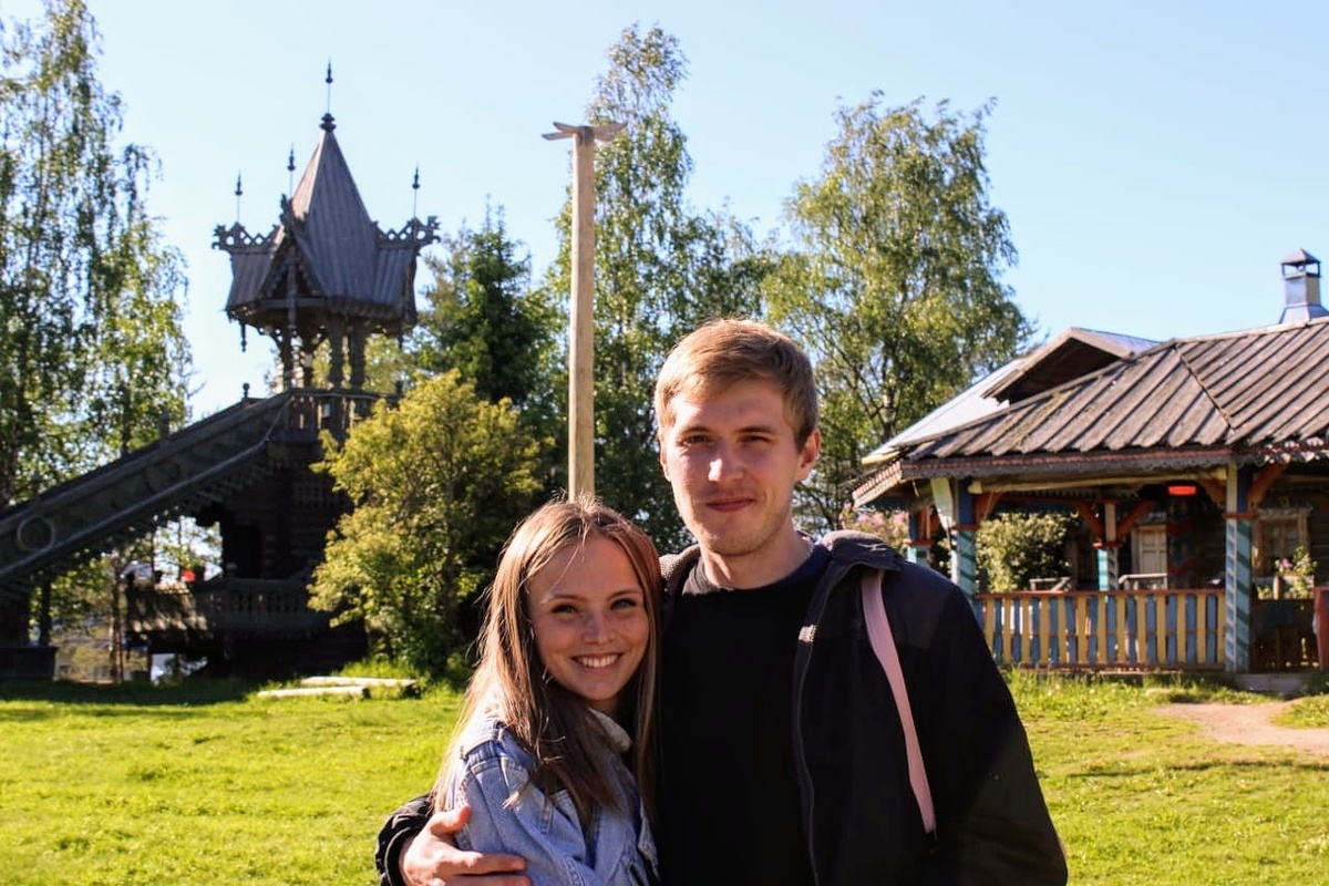 Мы с Ваней в Мандрогах 