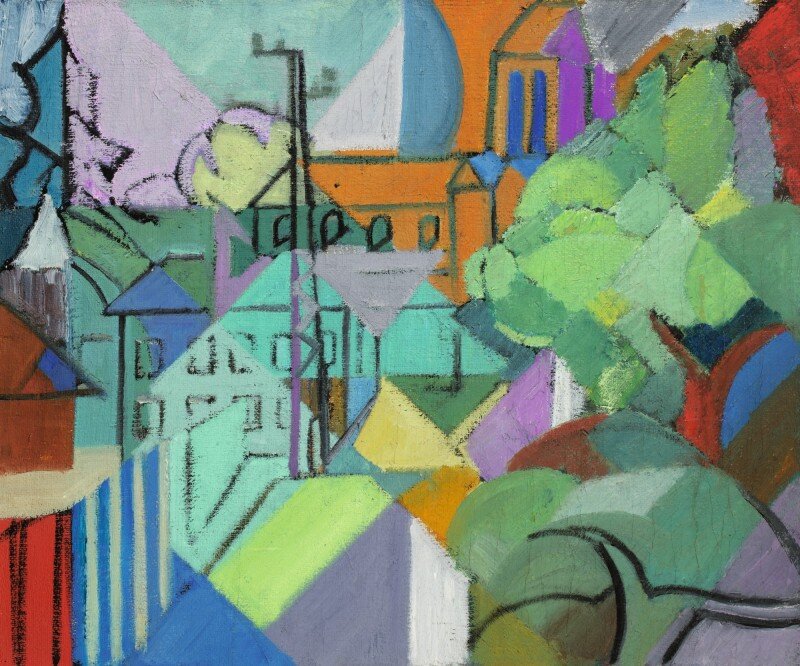 Salah Yousri. CITYSCAPE. 1950-е © Sotheby’s