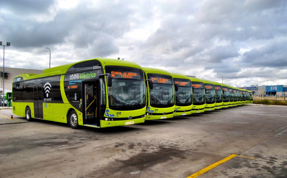 Испания в 2019 году получила 15 новых электроавтобусов BYD eBUS. Фото: elektrischeauto.nl 
