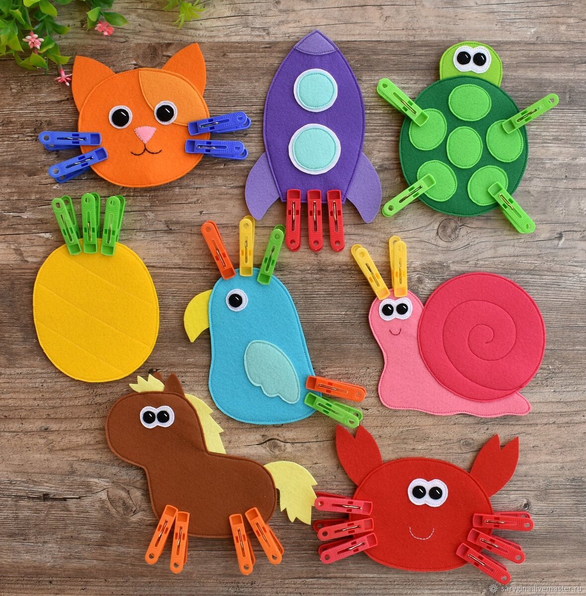 Примеры использования волшебных прищепок 1. Фото взято из Интернета