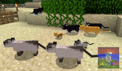 Оцелоты в Майнкрафт