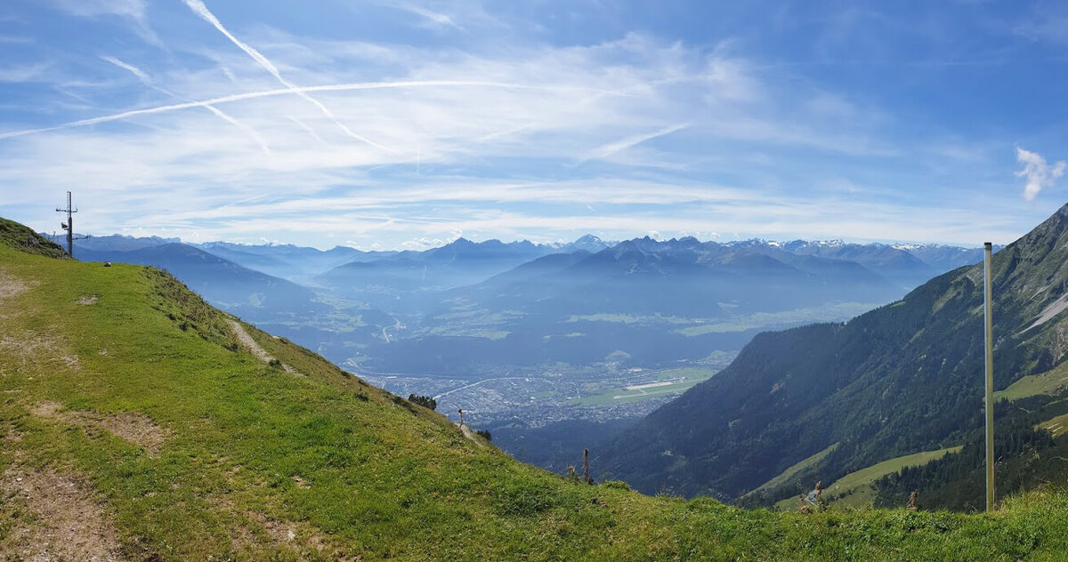 Альпы. Завораживающий вид на долину Тироль
