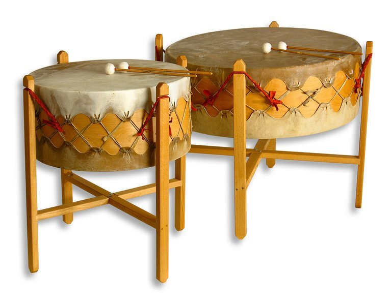 Пау-вау, барабан индейцев